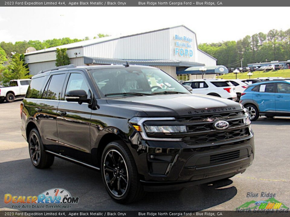 2023 Ford Expedition Limited 4x4 Agate Black Metallic / Black Onyx Photo #7