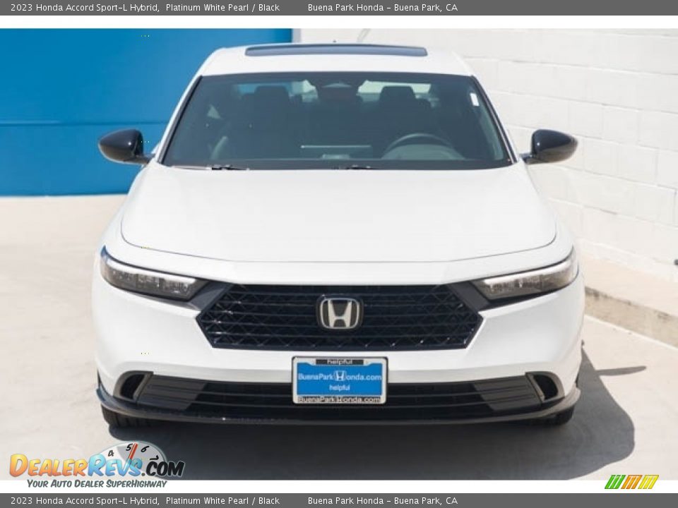 2023 Honda Accord Sport-L Hybrid Platinum White Pearl / Black Photo #3