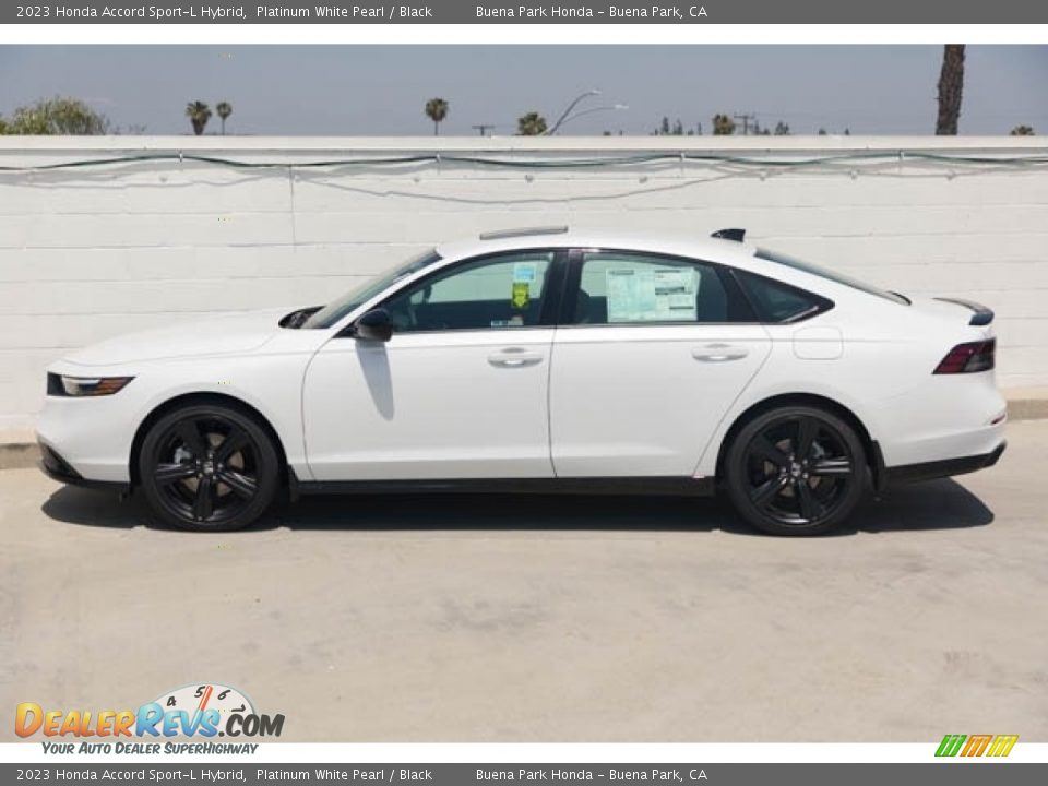 Platinum White Pearl 2023 Honda Accord Sport-L Hybrid Photo #6