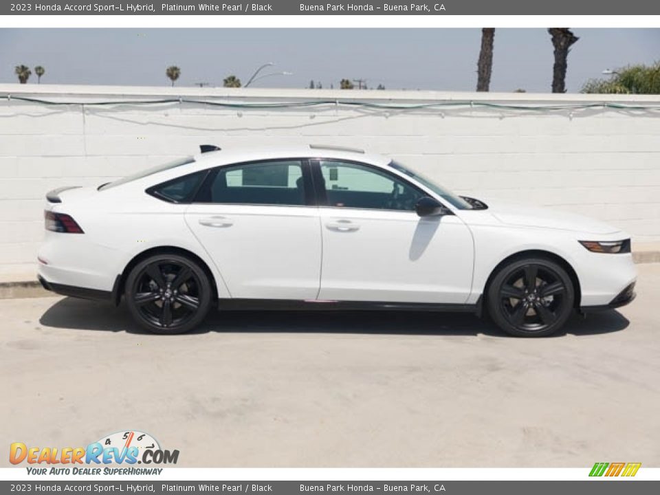 2023 Honda Accord Sport-L Hybrid Platinum White Pearl / Black Photo #10