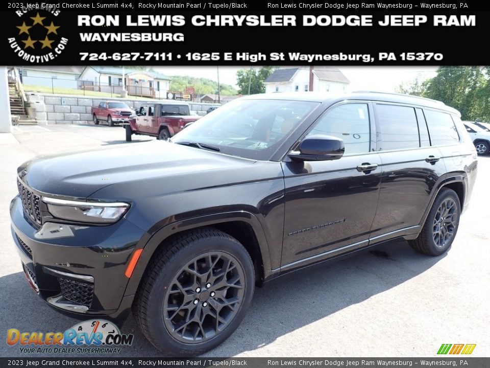 2023 Jeep Grand Cherokee L Summit 4x4 Rocky Mountain Pearl / Tupelo/Black Photo #1