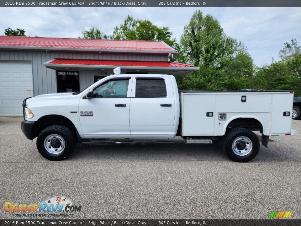 2016 Ram 2500 Tradesman Crew Cab 4x4 Bright White / Black/Diesel Gray Photo #1