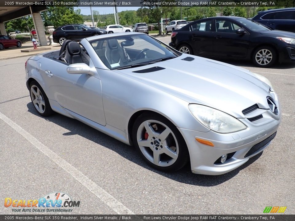 2005 Mercedes-Benz SLK 350 Roadster Iridium Silver Metallic / Black Photo #3