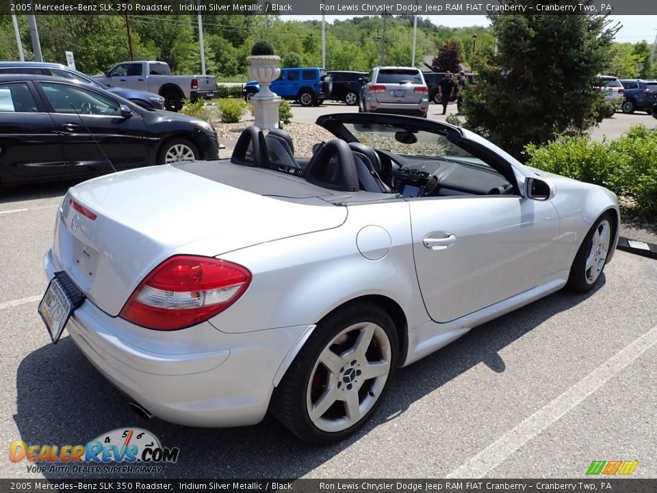 2005 Mercedes-Benz SLK 350 Roadster Iridium Silver Metallic / Black Photo #4