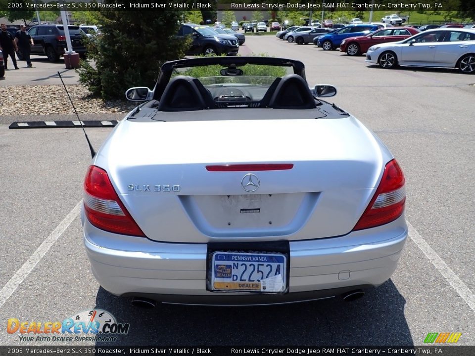 2005 Mercedes-Benz SLK 350 Roadster Iridium Silver Metallic / Black Photo #5