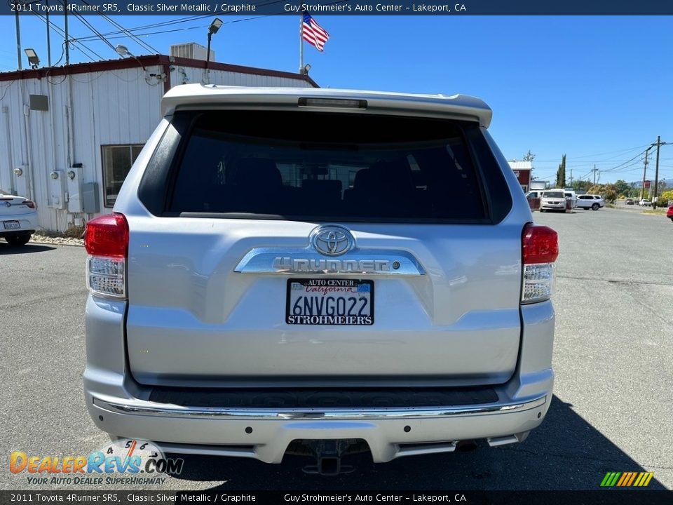 2011 Toyota 4Runner SR5 Classic Silver Metallic / Graphite Photo #5