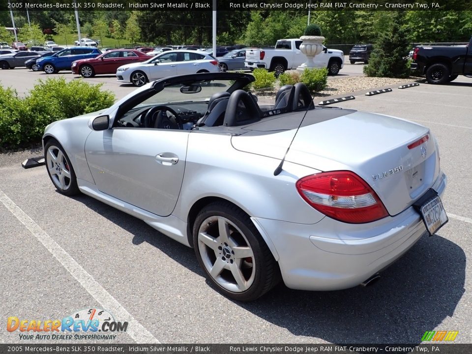 2005 Mercedes-Benz SLK 350 Roadster Iridium Silver Metallic / Black Photo #6