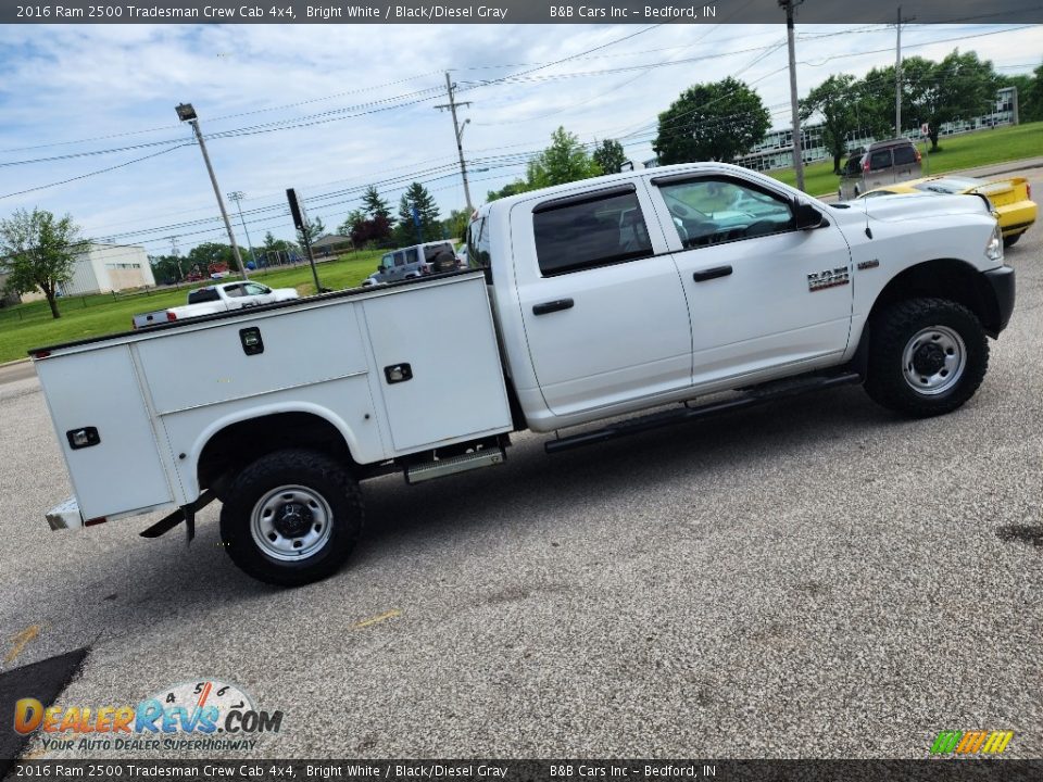 2016 Ram 2500 Tradesman Crew Cab 4x4 Bright White / Black/Diesel Gray Photo #6