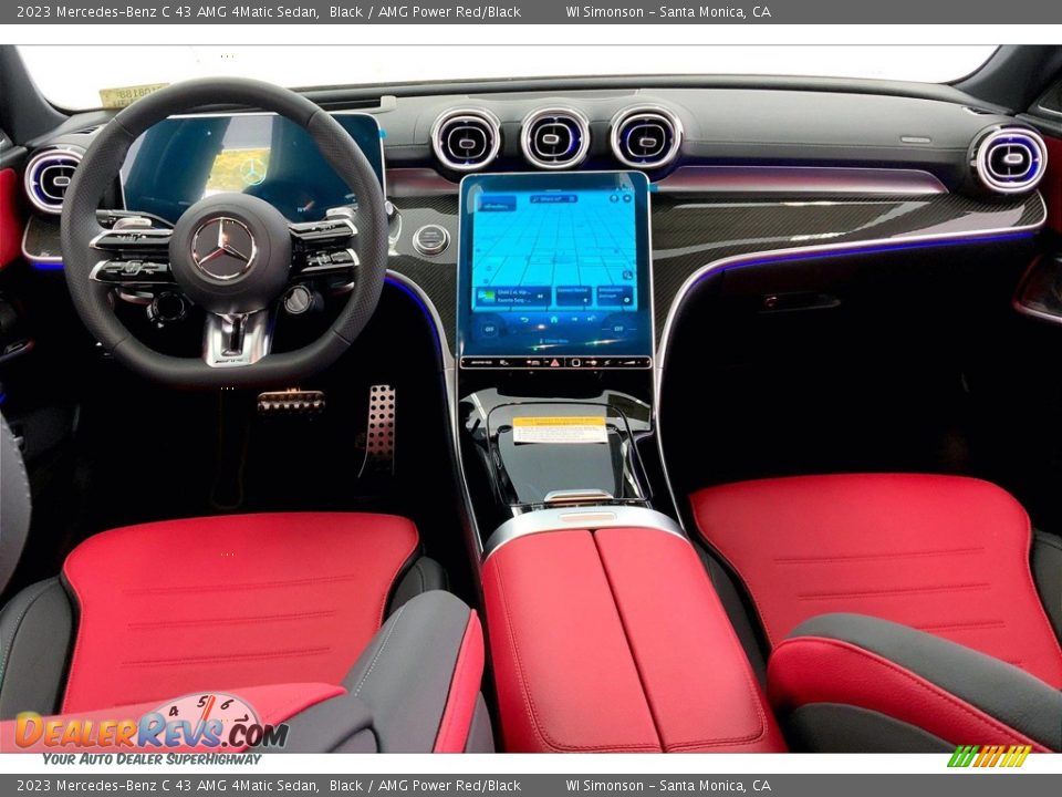 Dashboard of 2023 Mercedes-Benz C 43 AMG 4Matic Sedan Photo #6