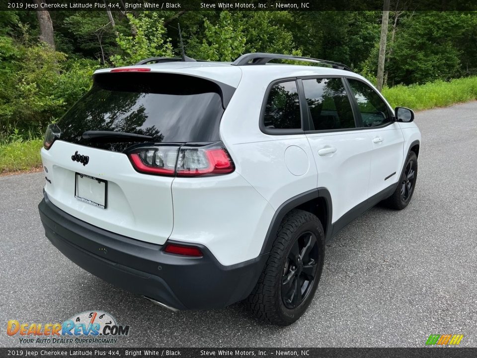 2019 Jeep Cherokee Latitude Plus 4x4 Bright White / Black Photo #7