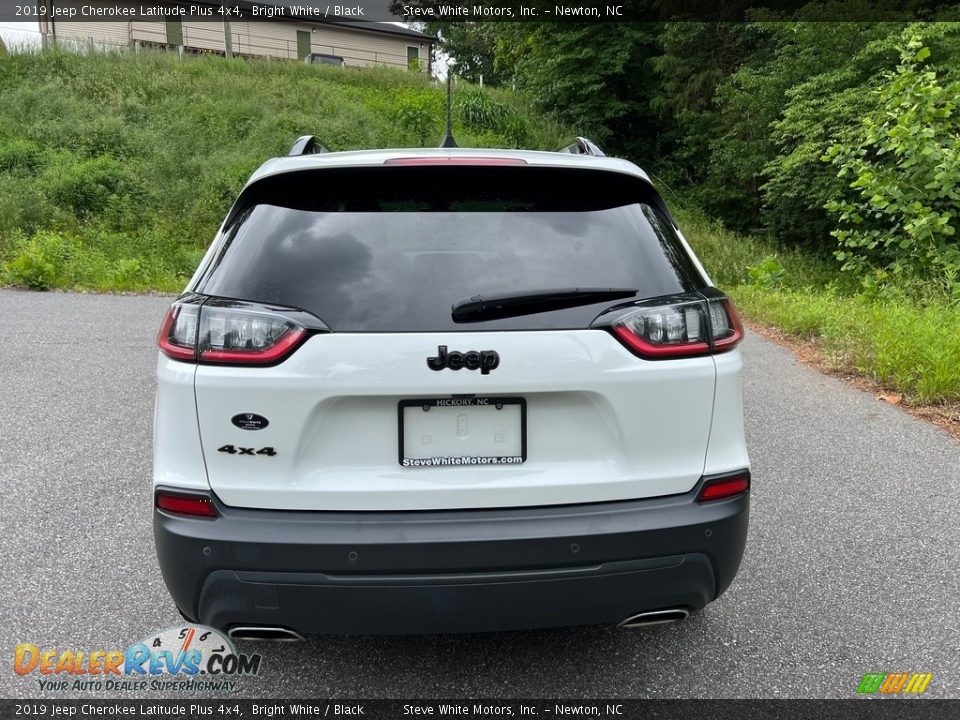 2019 Jeep Cherokee Latitude Plus 4x4 Bright White / Black Photo #8