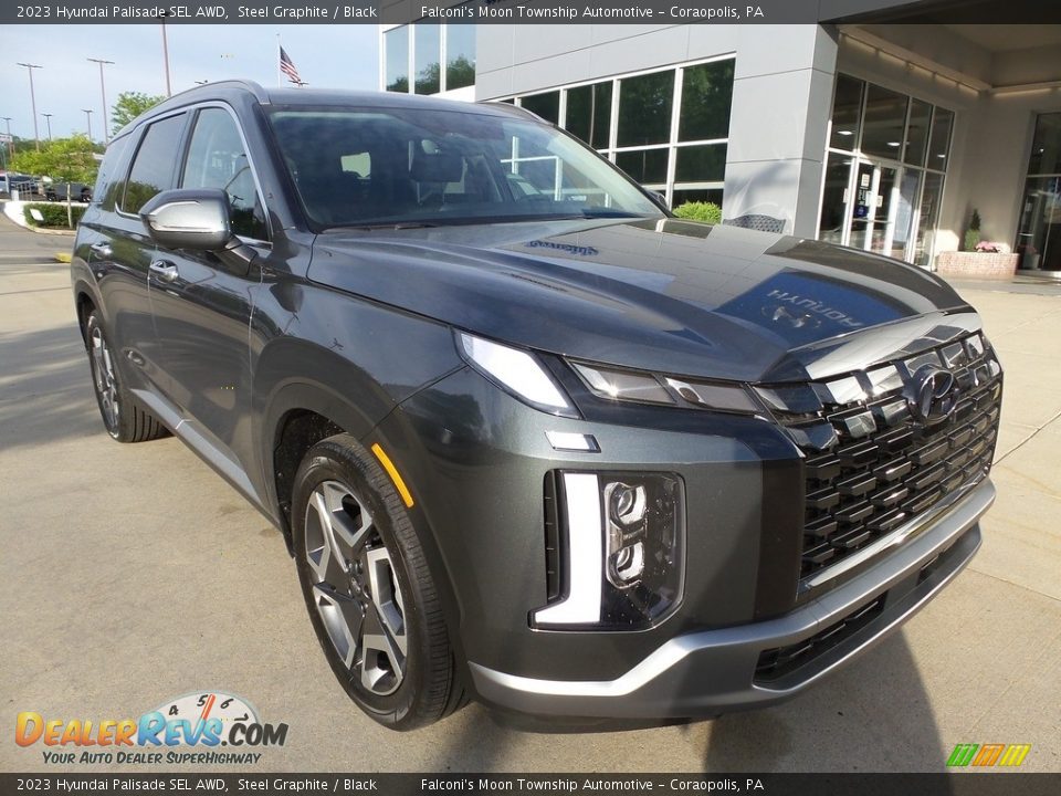 Steel Graphite 2023 Hyundai Palisade SEL AWD Photo #9