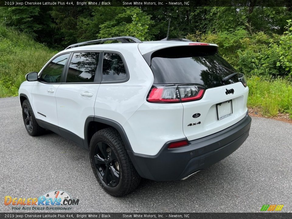 2019 Jeep Cherokee Latitude Plus 4x4 Bright White / Black Photo #9