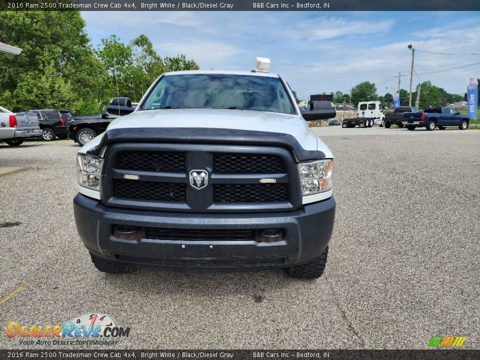 2016 Ram 2500 Tradesman Crew Cab 4x4 Bright White / Black/Diesel Gray Photo #9