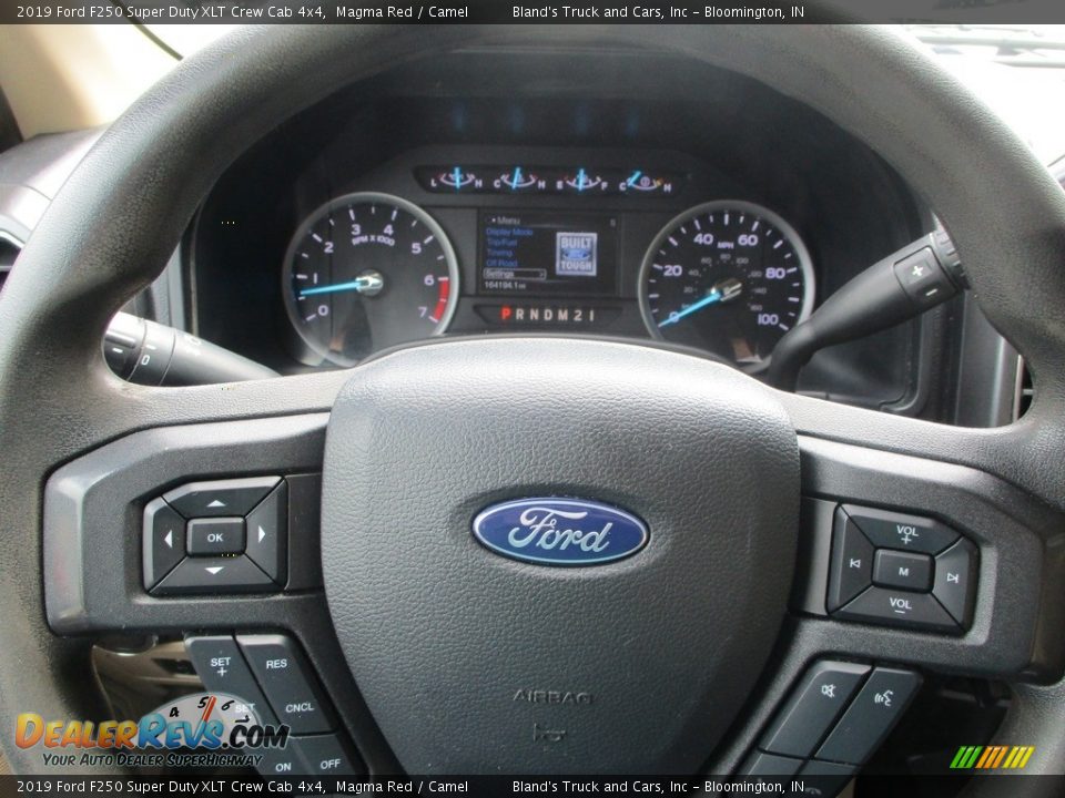2019 Ford F250 Super Duty XLT Crew Cab 4x4 Steering Wheel Photo #13