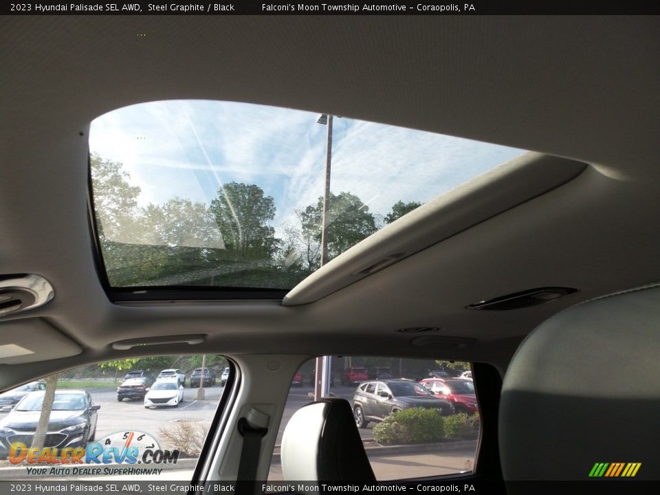 Sunroof of 2023 Hyundai Palisade SEL AWD Photo #16