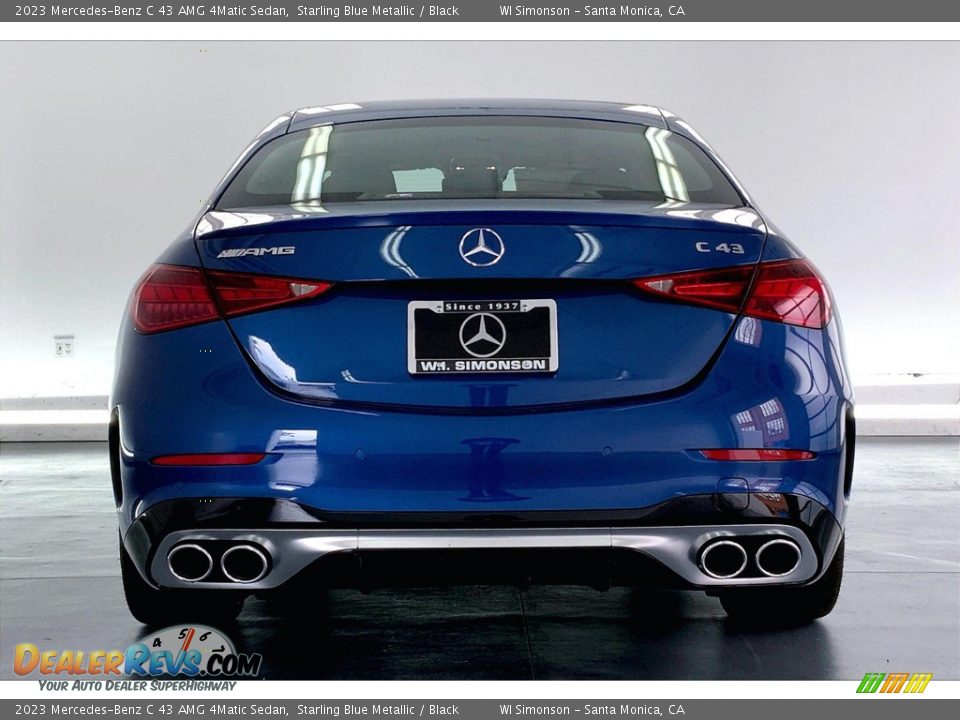 2023 Mercedes-Benz C 43 AMG 4Matic Sedan Starling Blue Metallic / Black Photo #3