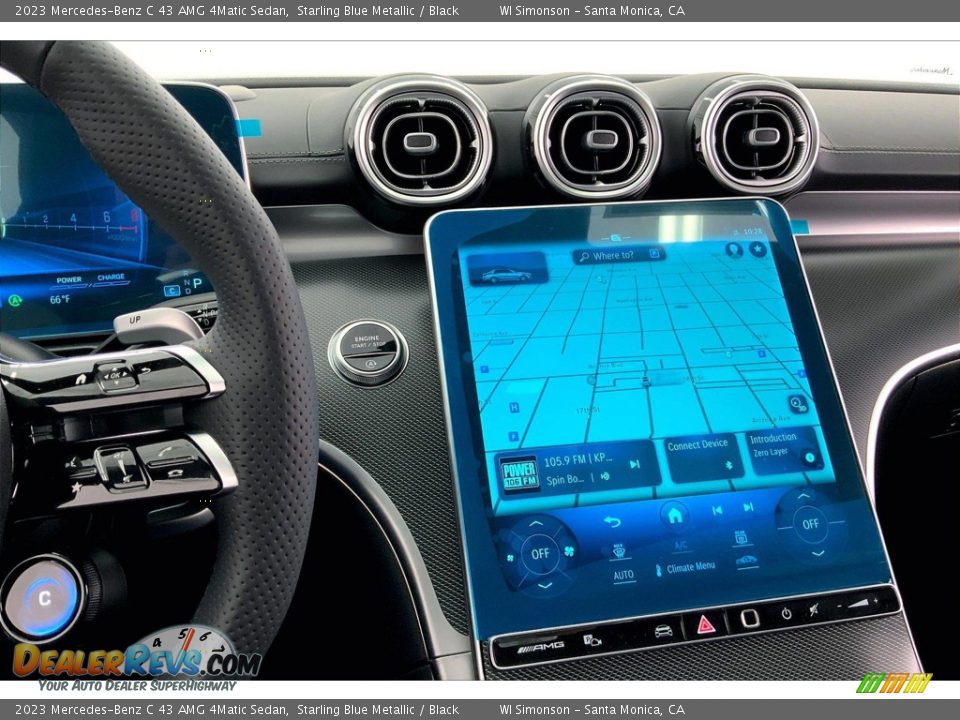 2023 Mercedes-Benz C 43 AMG 4Matic Sedan Starling Blue Metallic / Black Photo #7