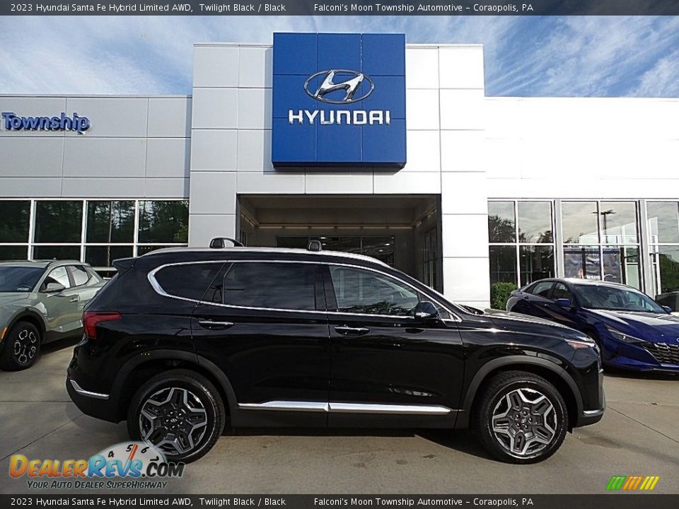 2023 Hyundai Santa Fe Hybrid Limited AWD Twilight Black / Black Photo #1