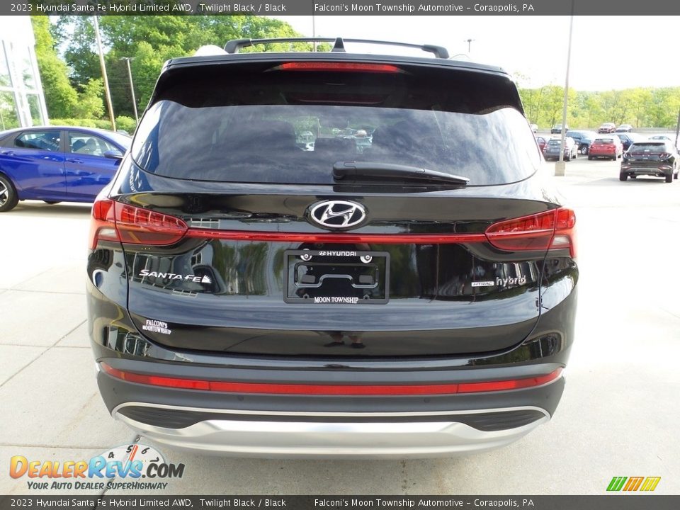 2023 Hyundai Santa Fe Hybrid Limited AWD Twilight Black / Black Photo #3