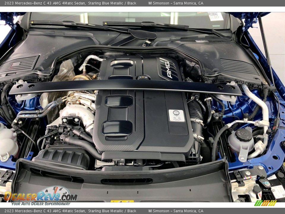 2023 Mercedes-Benz C 43 AMG 4Matic Sedan 2.0 Liter Turbocharged DOHC 16-Valve VVT 4 Cylinder Engine Photo #9