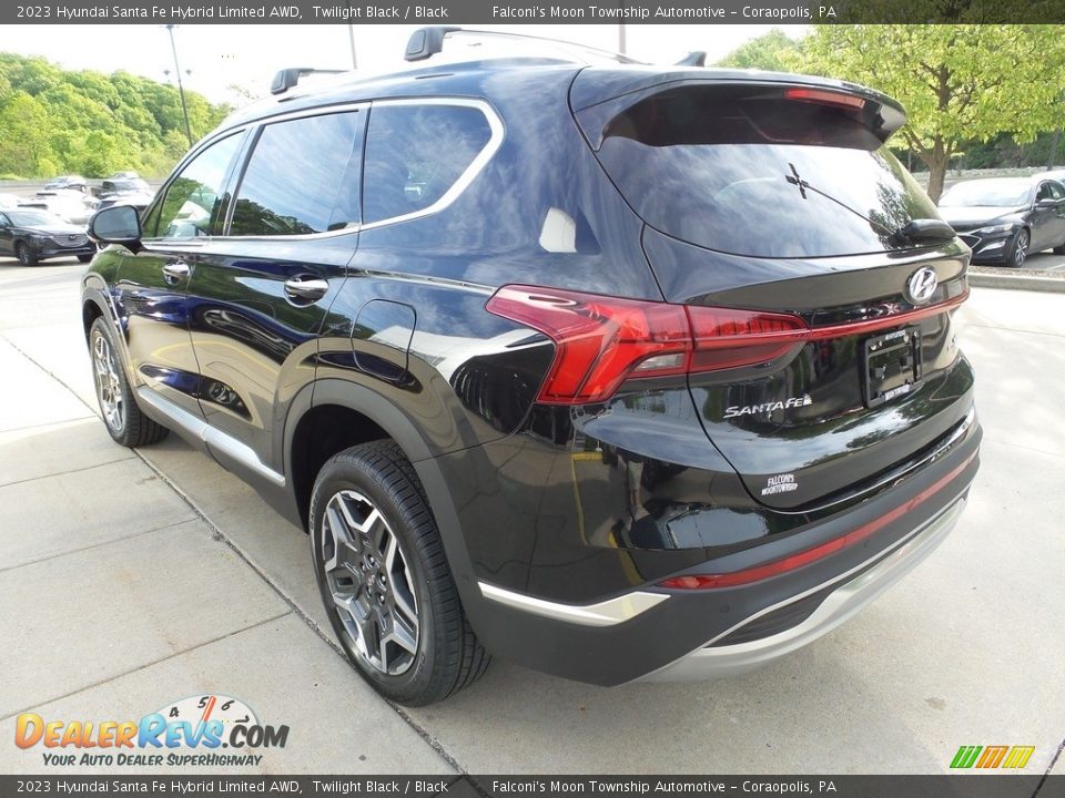 2023 Hyundai Santa Fe Hybrid Limited AWD Twilight Black / Black Photo #5