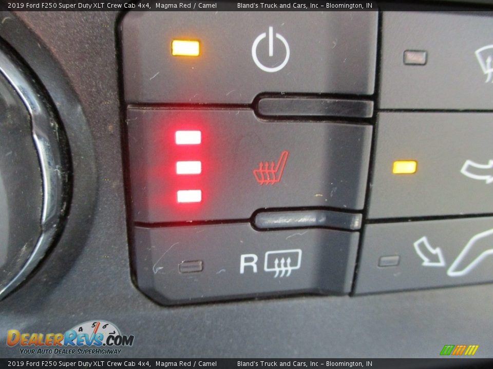 2019 Ford F250 Super Duty XLT Crew Cab 4x4 Magma Red / Camel Photo #25