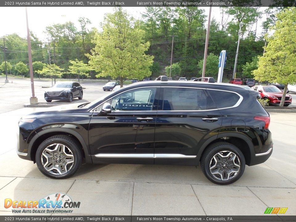 2023 Hyundai Santa Fe Hybrid Limited AWD Twilight Black / Black Photo #6