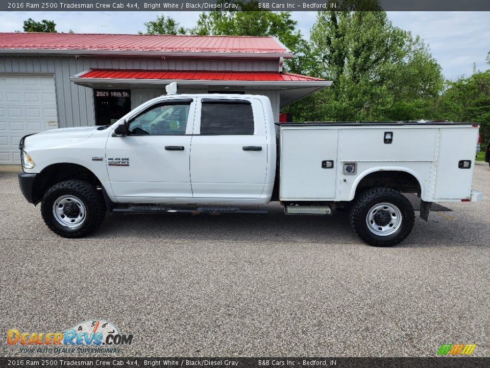 2016 Ram 2500 Tradesman Crew Cab 4x4 Bright White / Black/Diesel Gray Photo #28