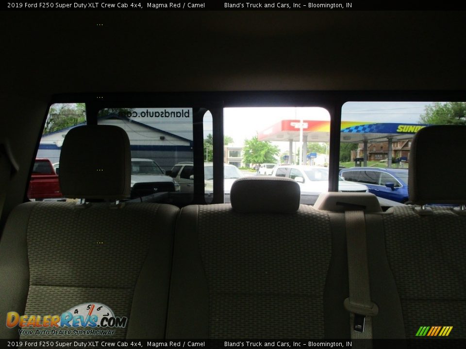 2019 Ford F250 Super Duty XLT Crew Cab 4x4 Magma Red / Camel Photo #31