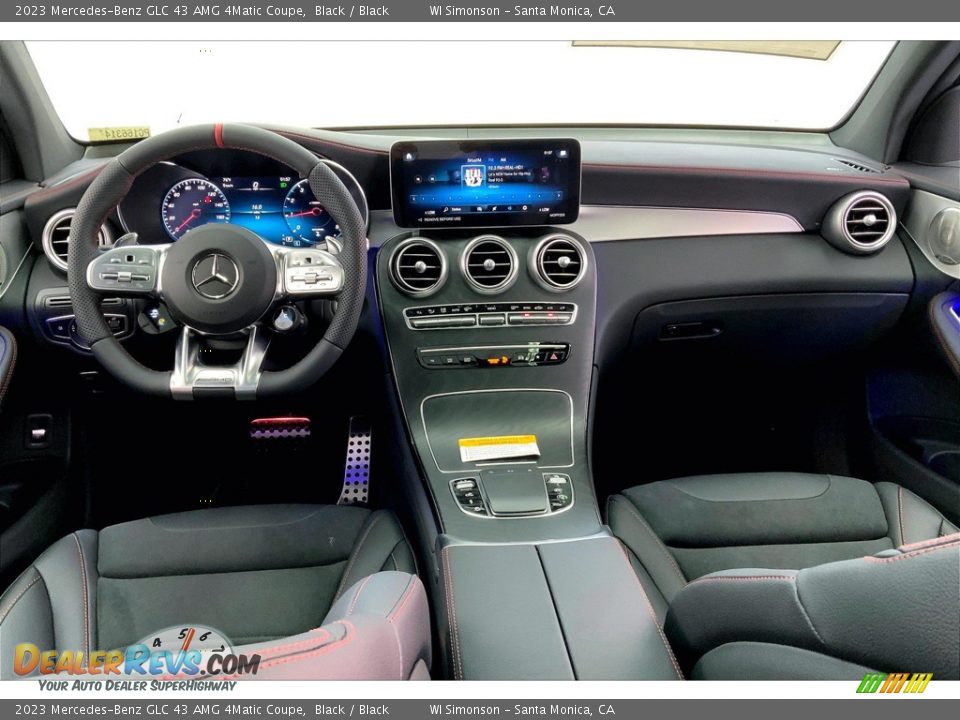 Dashboard of 2023 Mercedes-Benz GLC 43 AMG 4Matic Coupe Photo #6