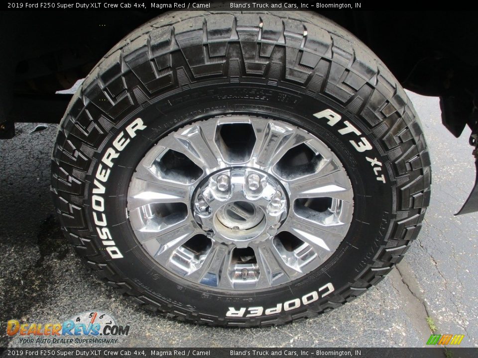 2019 Ford F250 Super Duty XLT Crew Cab 4x4 Magma Red / Camel Photo #33