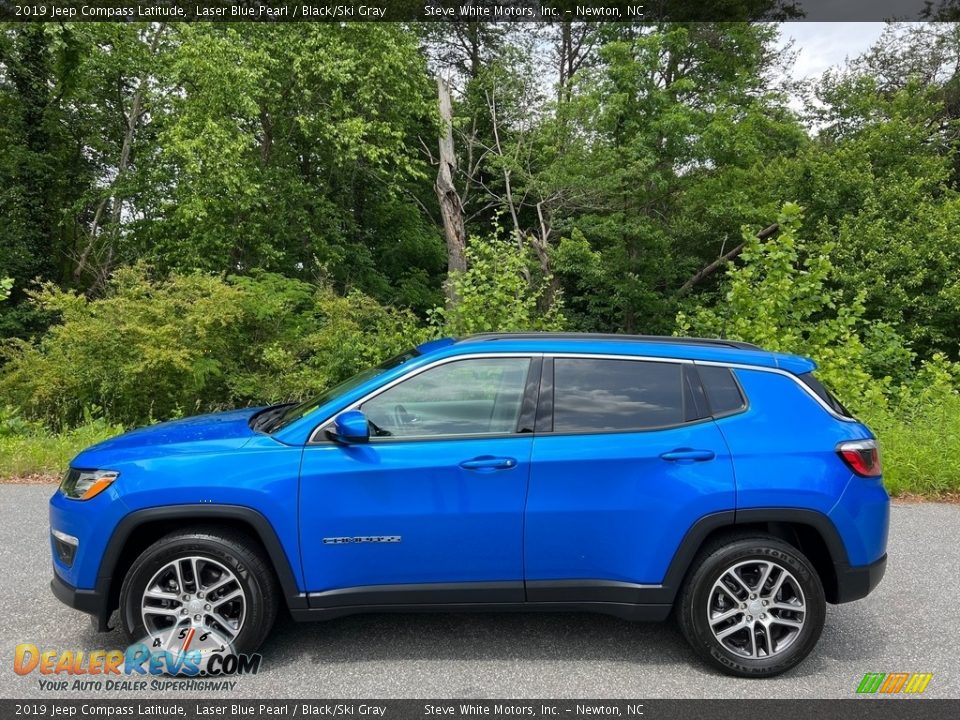 Laser Blue Pearl 2019 Jeep Compass Latitude Photo #1