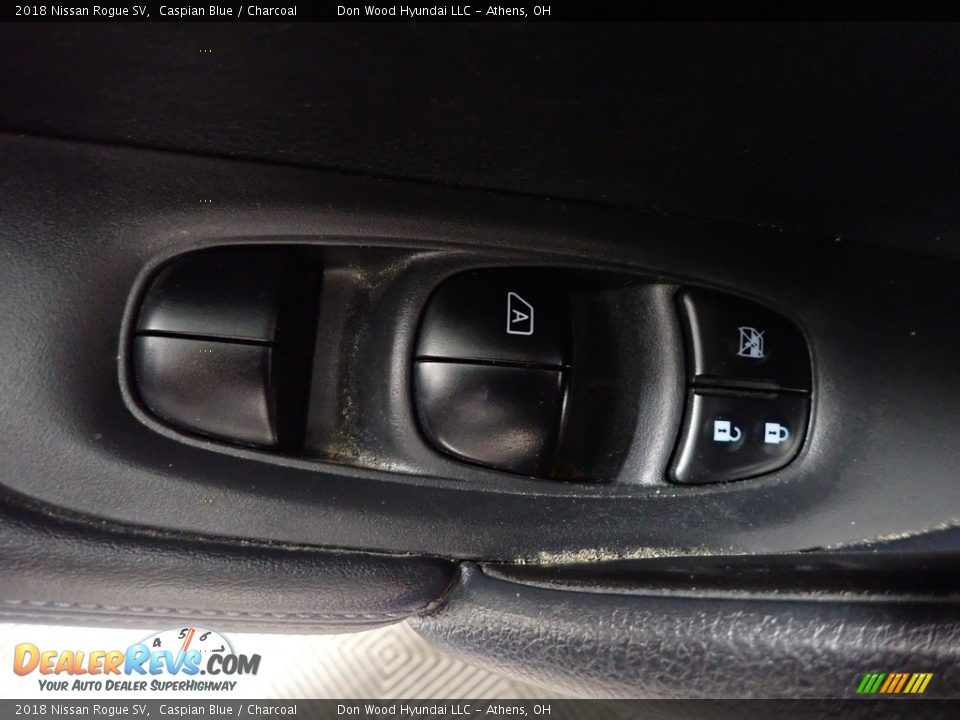 2018 Nissan Rogue SV Caspian Blue / Charcoal Photo #20