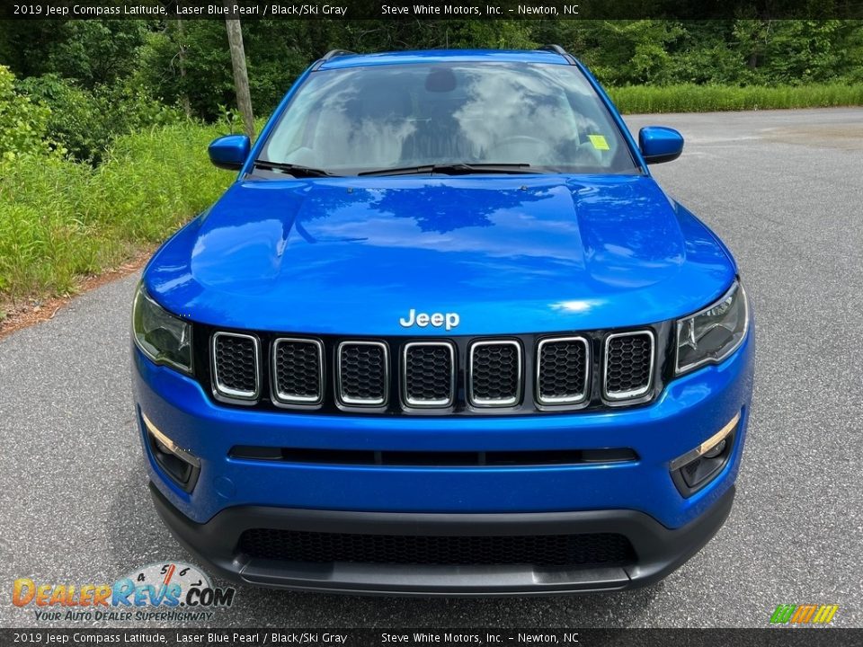 2019 Jeep Compass Latitude Laser Blue Pearl / Black/Ski Gray Photo #4