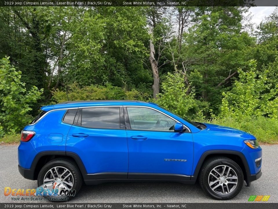 Laser Blue Pearl 2019 Jeep Compass Latitude Photo #6