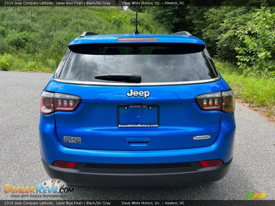 2019 Jeep Compass Latitude Laser Blue Pearl / Black/Ski Gray Photo #8