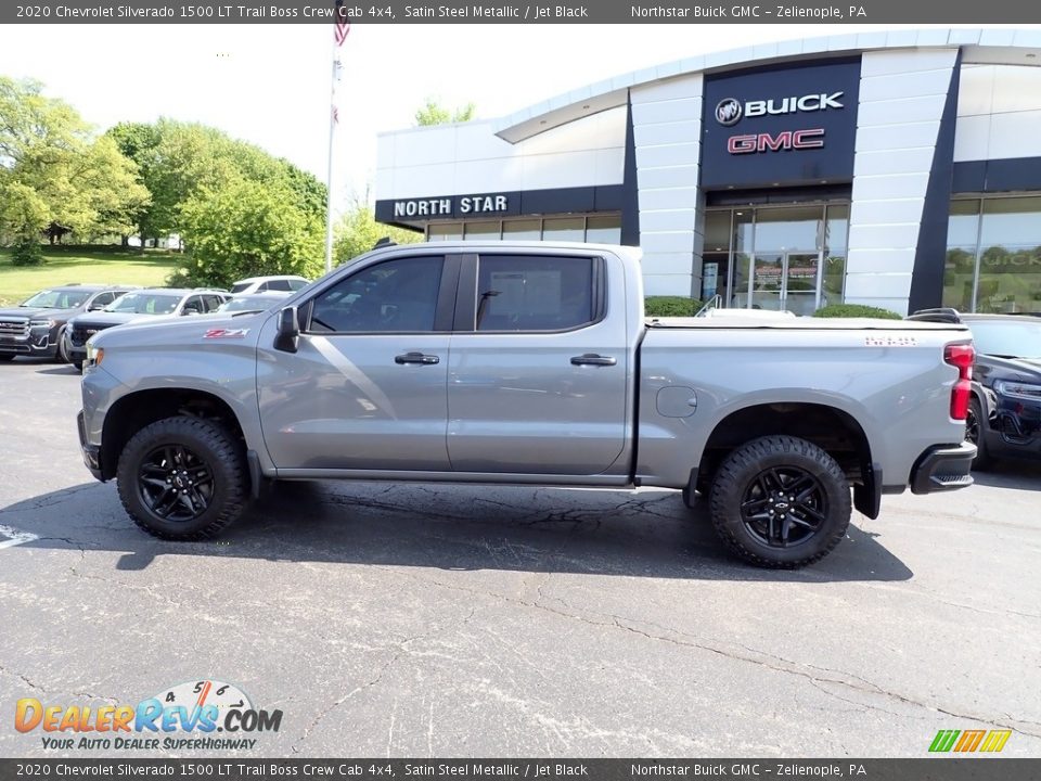 2020 Chevrolet Silverado 1500 LT Trail Boss Crew Cab 4x4 Satin Steel Metallic / Jet Black Photo #2