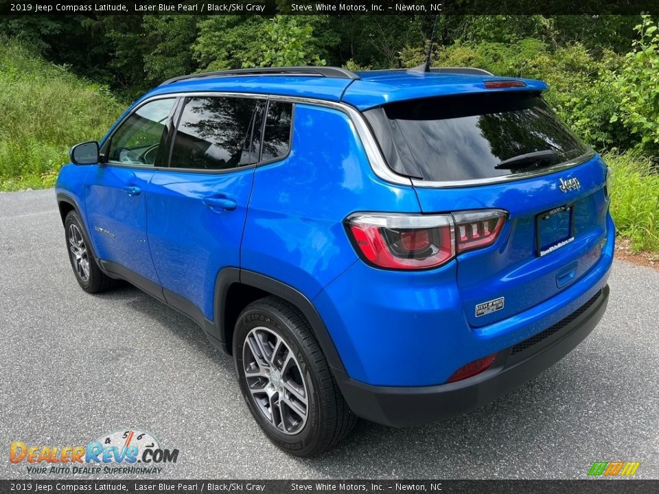 2019 Jeep Compass Latitude Laser Blue Pearl / Black/Ski Gray Photo #9