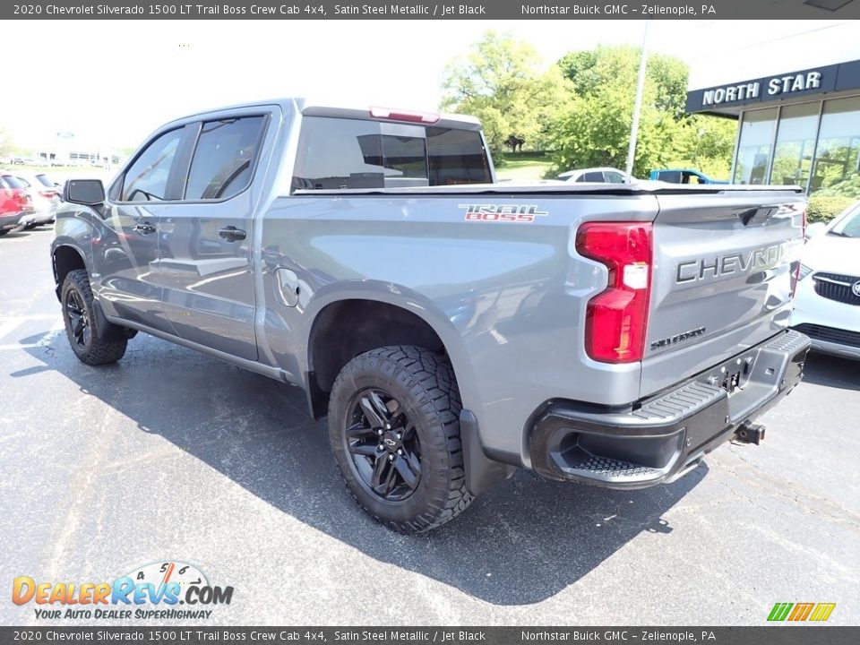 2020 Chevrolet Silverado 1500 LT Trail Boss Crew Cab 4x4 Satin Steel Metallic / Jet Black Photo #3