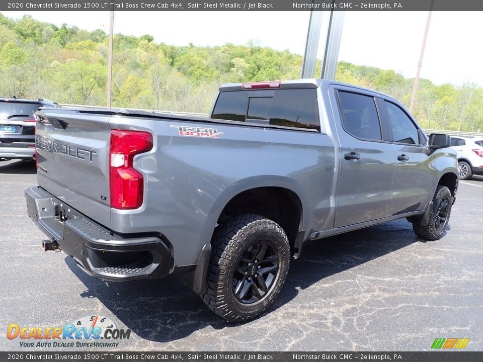 2020 Chevrolet Silverado 1500 LT Trail Boss Crew Cab 4x4 Satin Steel Metallic / Jet Black Photo #7