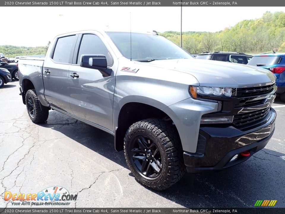 2020 Chevrolet Silverado 1500 LT Trail Boss Crew Cab 4x4 Satin Steel Metallic / Jet Black Photo #9