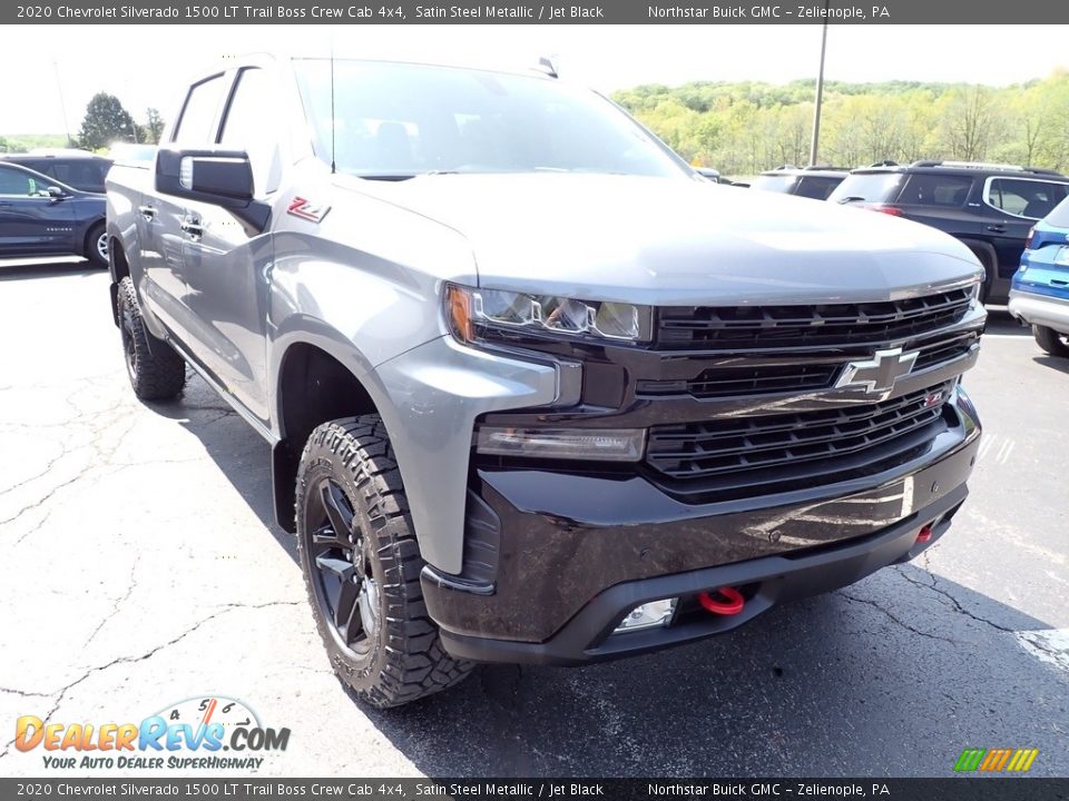 2020 Chevrolet Silverado 1500 LT Trail Boss Crew Cab 4x4 Satin Steel Metallic / Jet Black Photo #10