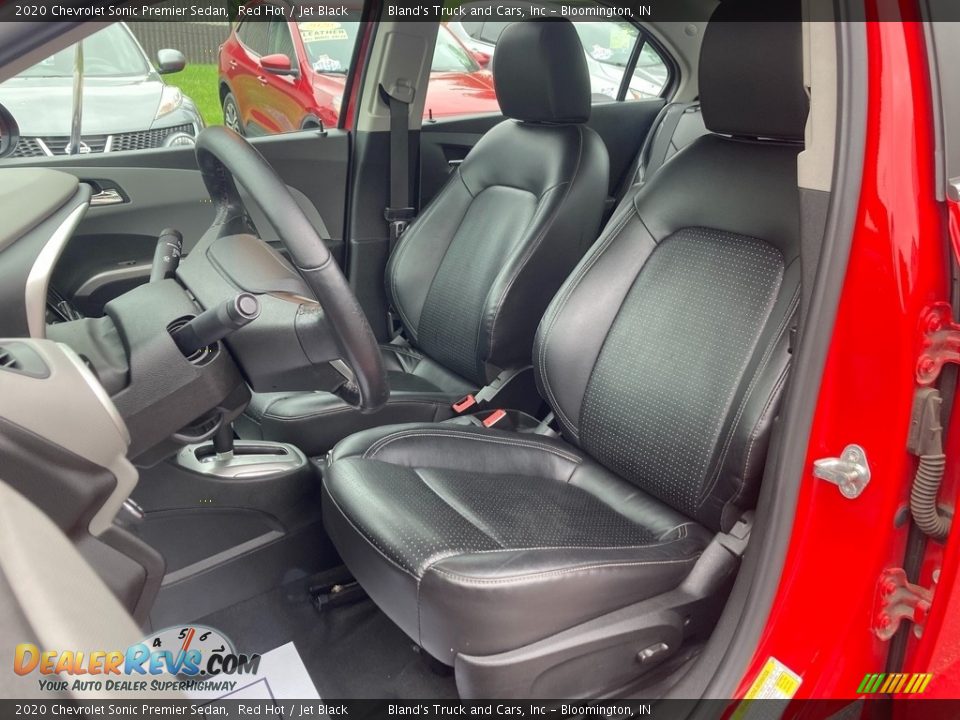 2020 Chevrolet Sonic Premier Sedan Red Hot / Jet Black Photo #9