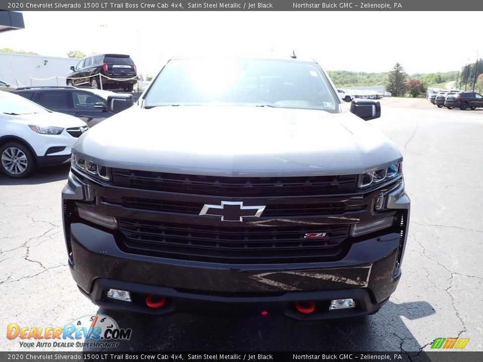 2020 Chevrolet Silverado 1500 LT Trail Boss Crew Cab 4x4 Satin Steel Metallic / Jet Black Photo #11