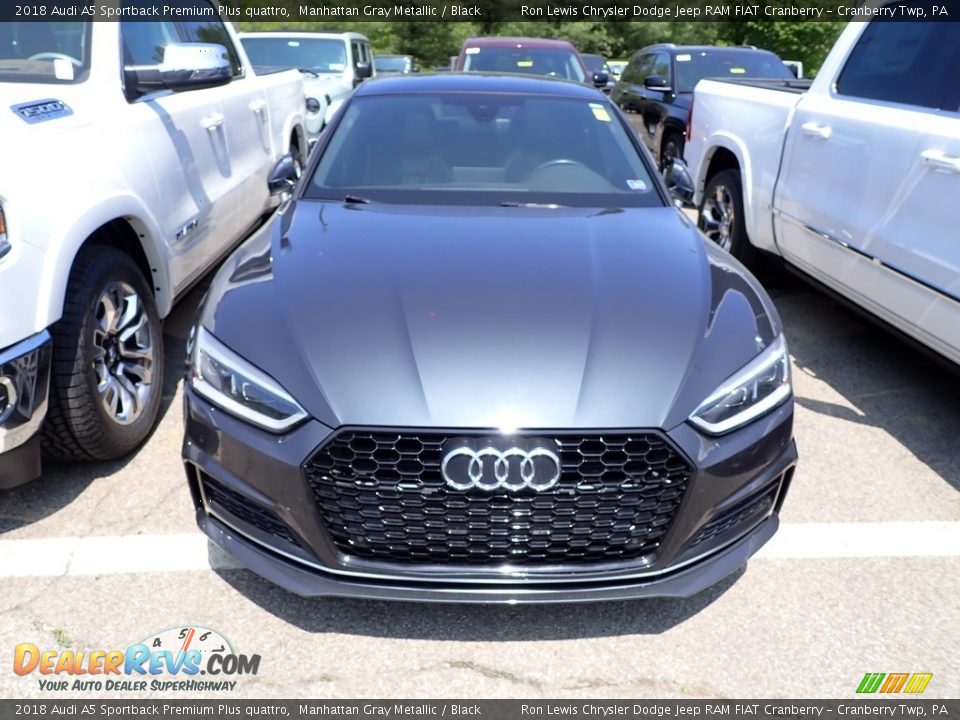 2018 Audi A5 Sportback Premium Plus quattro Manhattan Gray Metallic / Black Photo #2
