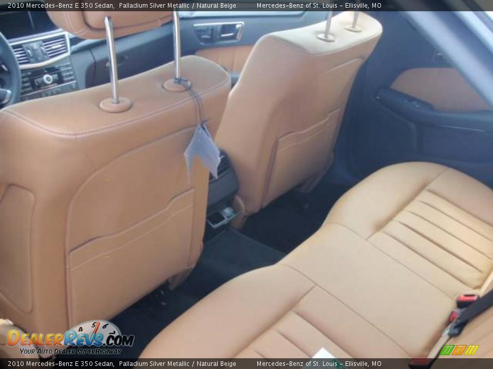 2010 Mercedes-Benz E 350 Sedan Palladium Silver Metallic / Natural Beige Photo #9