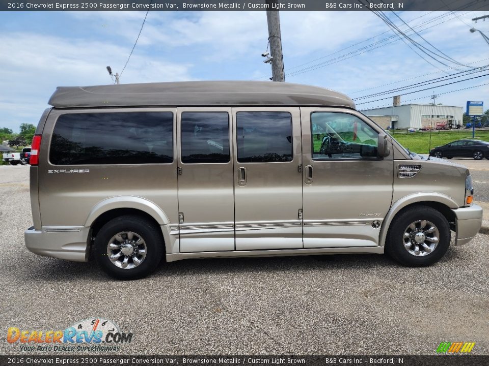Brownstone Metallic 2016 Chevrolet Express 2500 Passenger Conversion Van Photo #1