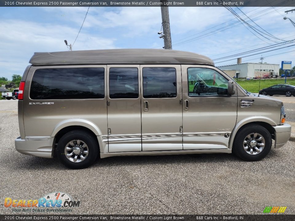 Brownstone Metallic 2016 Chevrolet Express 2500 Passenger Conversion Van Photo #1