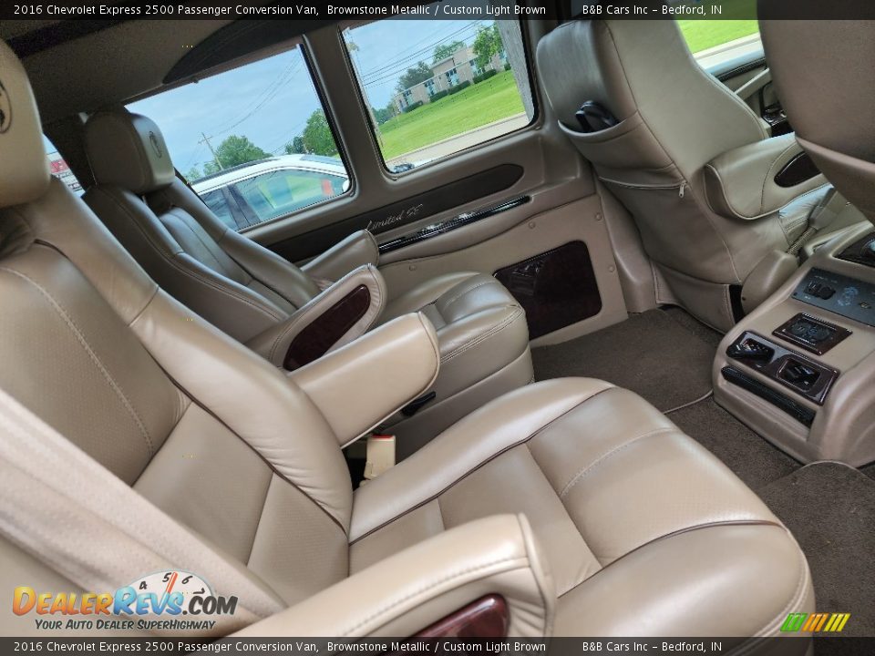 Rear Seat of 2016 Chevrolet Express 2500 Passenger Conversion Van Photo #7